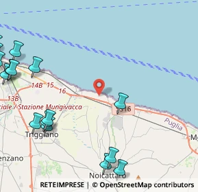 Mappa 70126 San Giorgio BA, Italia (7.08706)