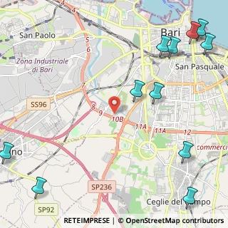 Mappa Centro Commerciale Santa Caterina Traversa, 70124 Bari BA, Italia (3.58727)