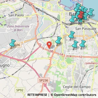 Mappa Centro Commerciale Santa Caterina Traversa, 70124 Bari BA, Italia (3.50333)