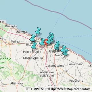 Mappa Centro Commerciale Santa Caterina Traversa, 70124 Bari BA, Italia (8.64308)