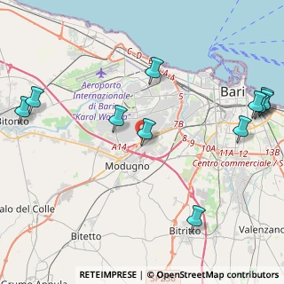 Mappa S.S.96 KM. 118+185, 70100 Bari BA, Italia (5.88636)