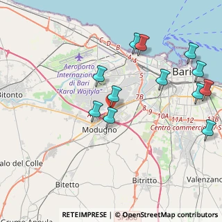 Mappa S.S.96 KM. 118+185, 70100 Bari BA, Italia (4.82667)