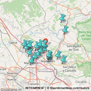 Mappa Via della Pineta, 81100 Caserta CE, Italia (6.9005)