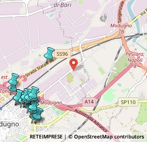 Mappa Strada Provinciale P.L. Bari-Modugno Incrocio, 70026 Modugno BA, Italia (1.7365)