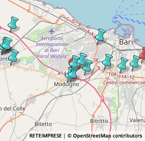 Mappa SS 96 KM., 70026 Modugno BA, Italia (5.11625)