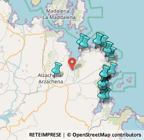 Mappa 07021 Arzachena SS, Italia (7.707)