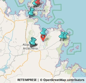 Mappa 07021 Arzachena SS, Italia (8.2275)