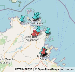 Mappa 07021 Arzachena SS, Italia (14.337)