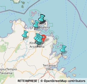 Mappa 07021 Arzachena SS, Italia (11.15273)