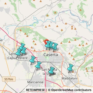 Mappa Via Fratelli Bandiera, 81100 Caserta CE, Italia (4.46091)
