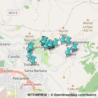 Mappa Via Provinciale per Casertavecchia, 81100 Caserta Vecchia CE, Italia (0.57778)