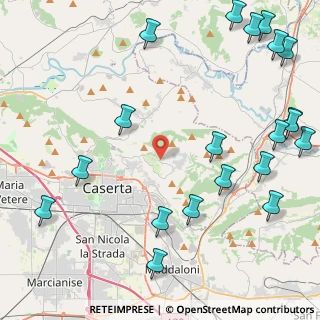 Mappa Via Provinciale per Casertavecchia, 81100 Caserta CE, Italia (6.4945)