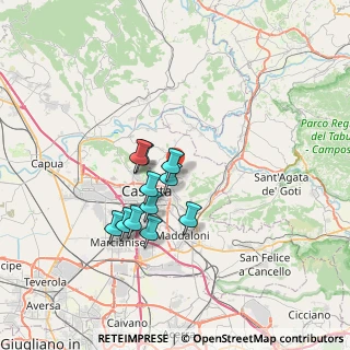 Mappa 81100 Caserta Vecchia CE, Italia (5.93636)