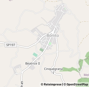 Mappa 83032 Bonito AV, Italia (0.26154)