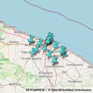 Mappa Via Nicola Angelini, 70124 Bari BA, Italia (8.6565)