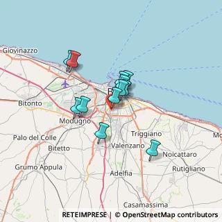 Mappa Via Nicola Angelini, 70124 Bari BA, Italia (5.10333)