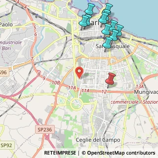Mappa Via Nicola Angelini, 70124 Bari BA, Italia (2.94583)