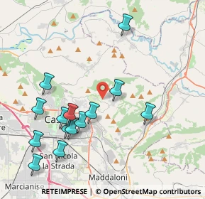 Mappa Via Tiglio, 81100 Caserta Vecchia CE, Italia (4.65571)