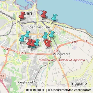 Mappa Via Lorenzo D'Agostino, 70125 Bari BA, Italia (1.93125)
