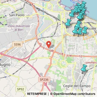 Mappa Traversa Martiri delle Foibe, 70124 Bari BA, Italia (3.73875)