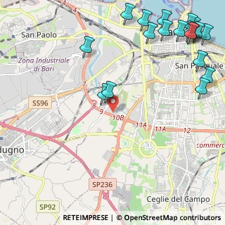 Mappa Traversa Martiri delle Foibe, 70124 Bari BA, Italia (3.48947)