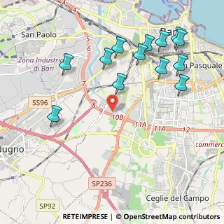 Mappa Traversa Martiri delle Foibe, 70124 Bari BA, Italia (2.53692)