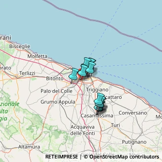 Mappa Traversa Martiri delle Foibe, 70124 Bari BA, Italia (9.70429)