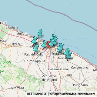 Mappa Traversa Martiri delle Foibe, 70124 Bari BA, Italia (8.65846)