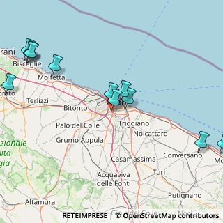 Mappa Traversa Martiri delle Foibe, 70124 Bari BA, Italia (22.43833)