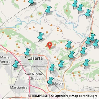 Mappa Via del Seggio, 81100 Caserta Vecchia CE, Italia (6.613)