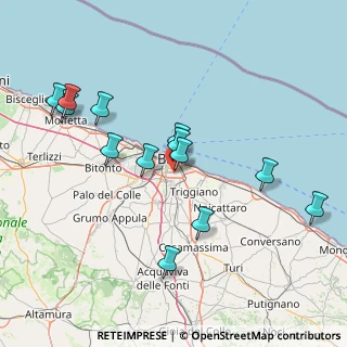 Mappa Via Petraglione Giuseppe, 70125 Bari BA, Italia (16.55846)