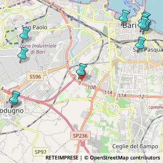 Mappa Via Santa Caterina, 70124 Bari BA, Italia (3.75909)