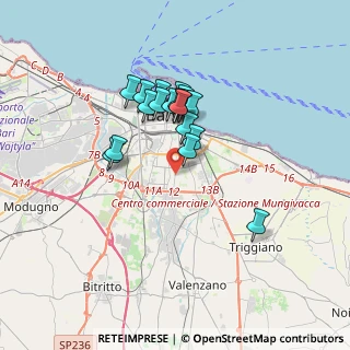 Mappa Via G. Petraglione, 70125 Bari BA, Italia (2.91474)