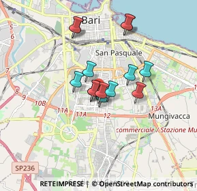 Mappa Via Vitantonio di Cagno, 70124 Bari BA, Italia (1.33467)