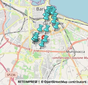 Mappa Via Vitantonio di Cagno, 70124 Bari BA, Italia (1.53176)