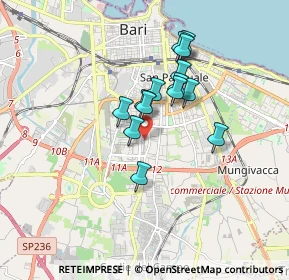 Mappa Via Vitantonio di Cagno, 70124 Bari BA, Italia (1.40643)