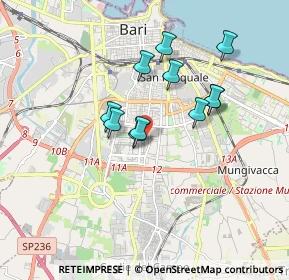 Mappa Via Vitantonio di Cagno, 70124 Bari BA, Italia (1.54182)