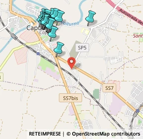 Mappa Via Falliti, 81043 Capua CE, Italia (1.352)