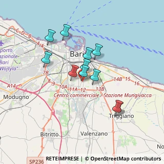 Mappa 9 Via La Sorsa Saverio, 70124 Bari BA, Italia (3.12455)