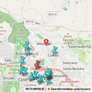 Mappa Via Gabriele Fusco, 81100 Caserta CE, Italia (1.6315)