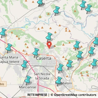 Mappa Via Gabriele Fusco, 81100 Caserta CE, Italia (7.025)