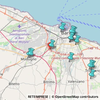 Mappa Circonvallazione per S. S. Adriatica, 70124 Bari BA, Italia (4.93692)