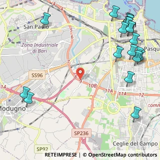 Mappa Circonvallazione per S. S. Adriatica, 70124 Bari BA, Italia (3.507)