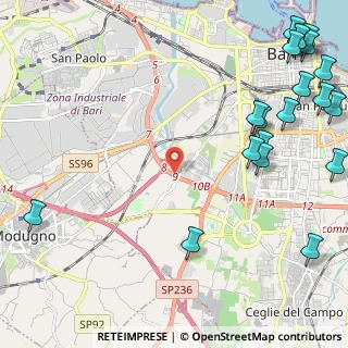 Mappa Circonvallazione per S. S. Adriatica, 70124 Bari BA, Italia (3.598)