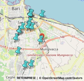 Mappa Via V. zo Massilla, 70126 Bari BA, Italia (2.28688)