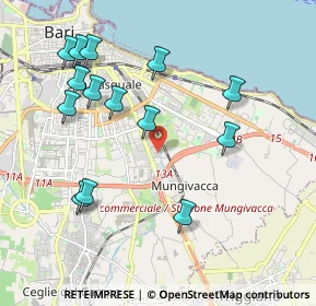 Mappa Via V. zo Massilla, 70126 Bari BA, Italia (2.29286)