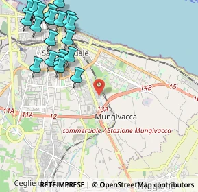 Mappa Via V. zo Massilla, 70126 Bari BA, Italia (2.9955)