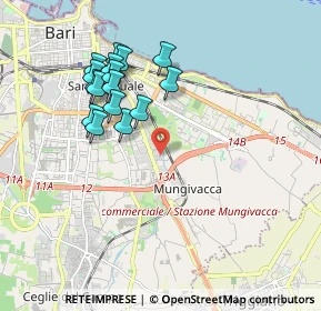 Mappa Via V. zo Massilla, 70126 Bari BA, Italia (1.93875)