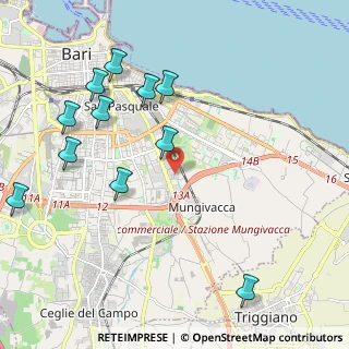 Mappa Via V. zo Massilla, 70126 Bari BA, Italia (2.61091)
