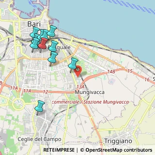 Mappa Via V. zo Massilla, 70126 Bari BA, Italia (2.62417)
